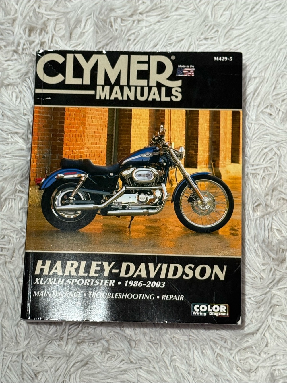 NEW Clymer Harley-Davidson XL/XLH Sportster  1986-2003 Repair Manual